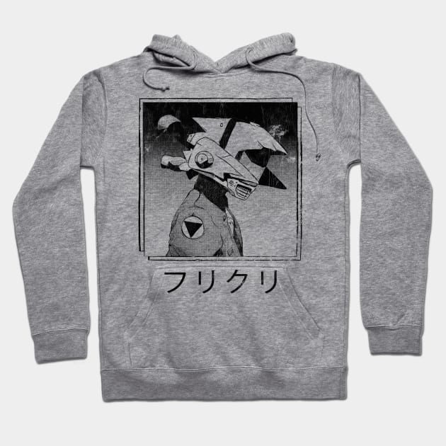 ---- Canti (FLCL) --- Vintage Faded Aesthetic Hoodie by unknown_pleasures
